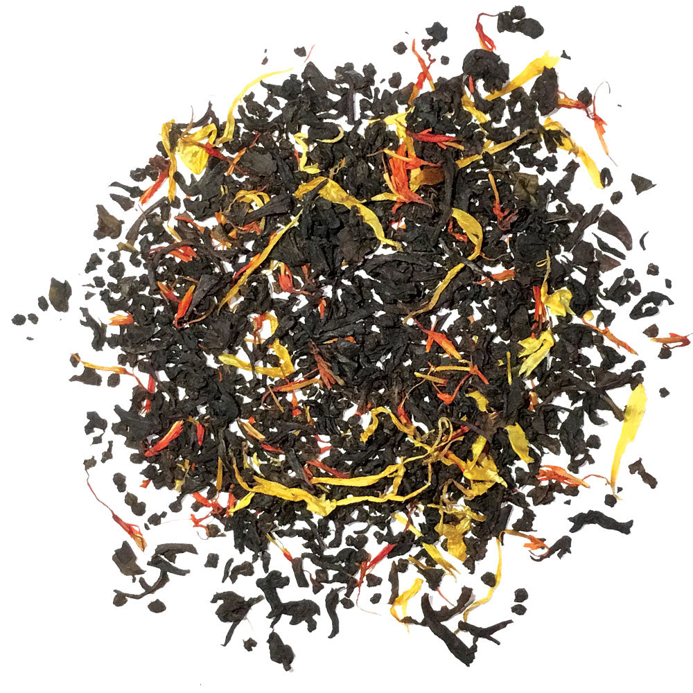 BLACK WITH PASSIONFRUIT & BERRY FLAVOR & FLOWERS