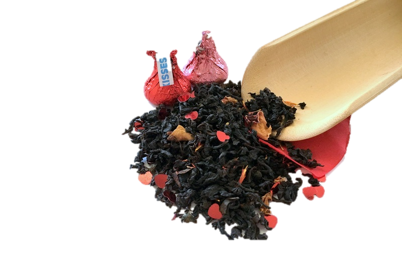 St. Valentine - Black tea with red fruits, rose and vanilla - Silver Tips Tea's Loose Leaf Tea