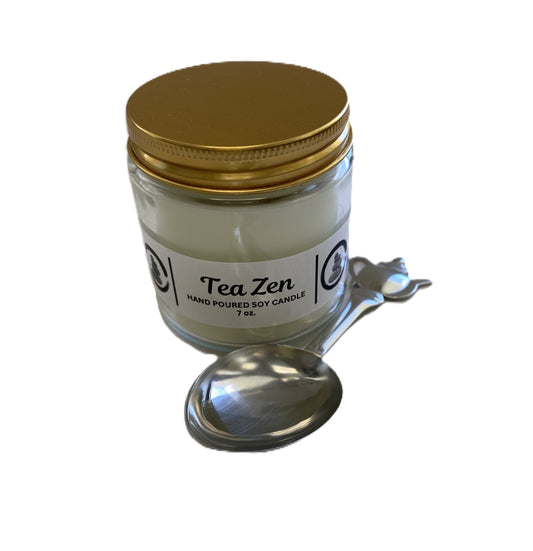 Candle with Measuring Tea Scoop bundle