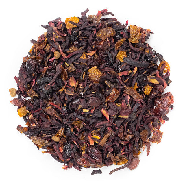 Cherry, berries, rosehips, hibiscus with berry flavor