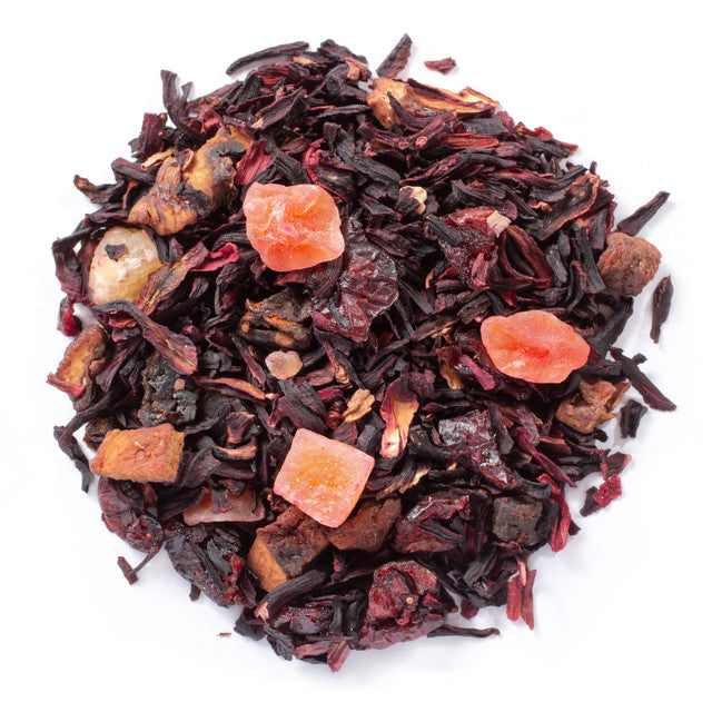 Fruit pieces, hibiscus with tropical flavor