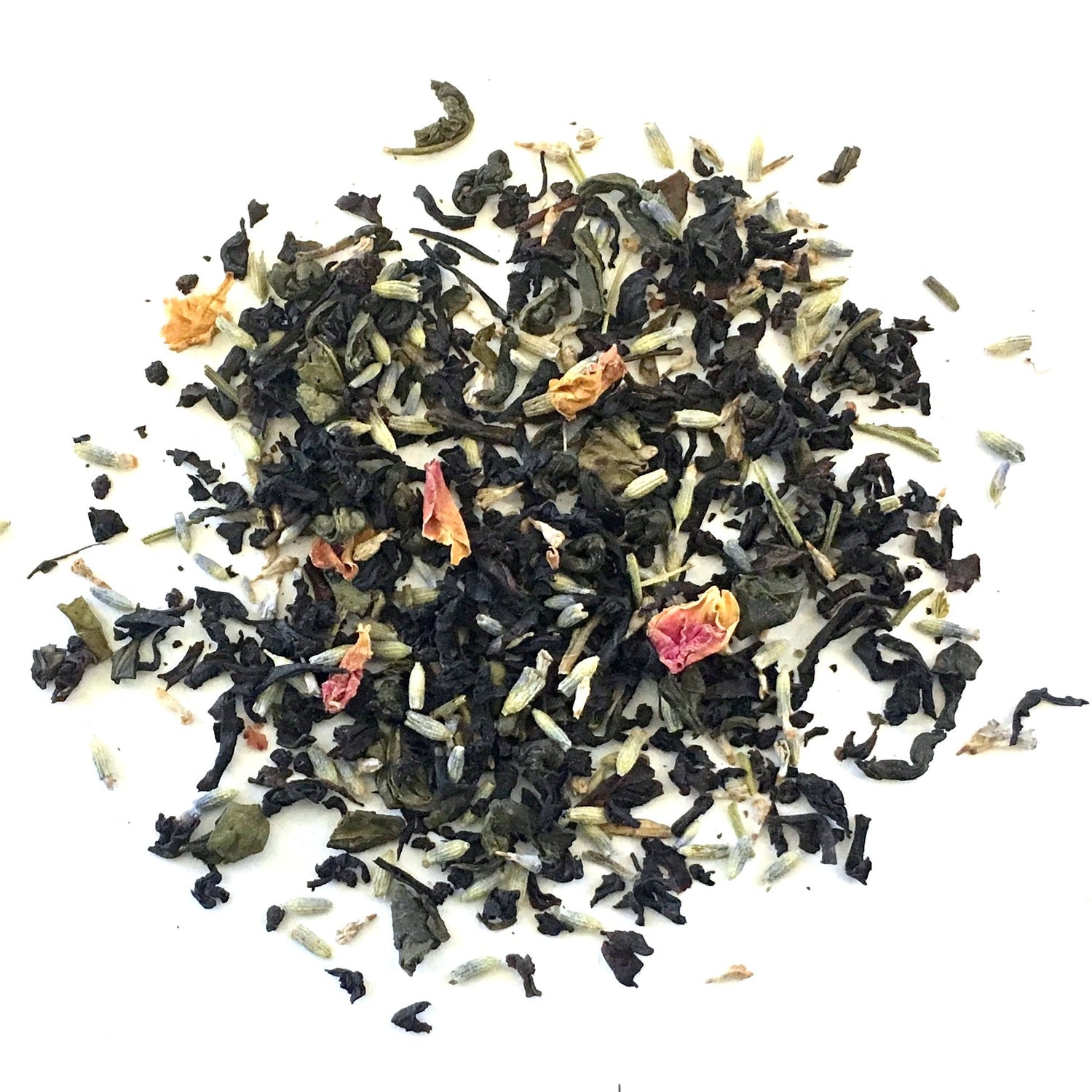 Daily Fusion - Black tea and Green tea with lavender, rose petals and a hint of vanilla - Silver Tips Tea's Loose Leaf Tea