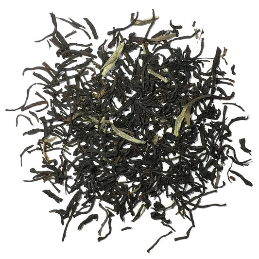 Czar Alexander - Smokey Black tea with Bergamot and sprinkled with silver needles - Silver Tips Tea's Loose Leaf Tea