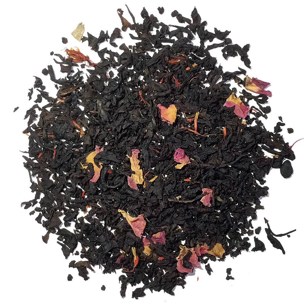 St. Valentine - Black tea with red fruits, rose and vanilla - Silver Tips Tea's Loose Leaf Tea