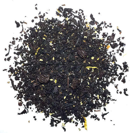 Creamsicle Black tea with apricot blackcurrant and vanilla- Silver Tips Tea's Loose Leaf Tea