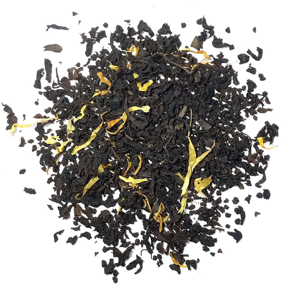 Passionfruit - Flavored Black Tea with Marigold Flowers - Silver Tips Tea's Loose Leaf Tea