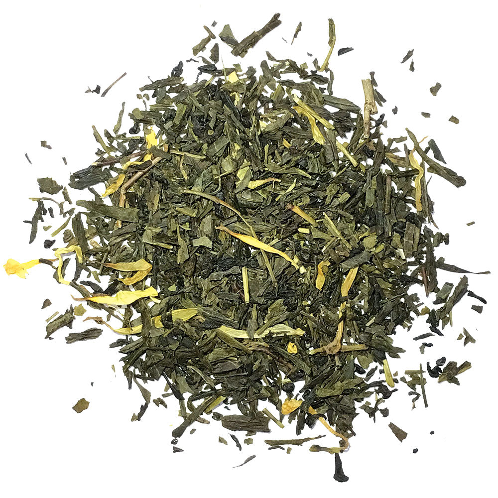 Green Passionfruit Tea - Green Tea with Passionfruit Flavor - Silver Tips Tea's Loose Leaf Teas