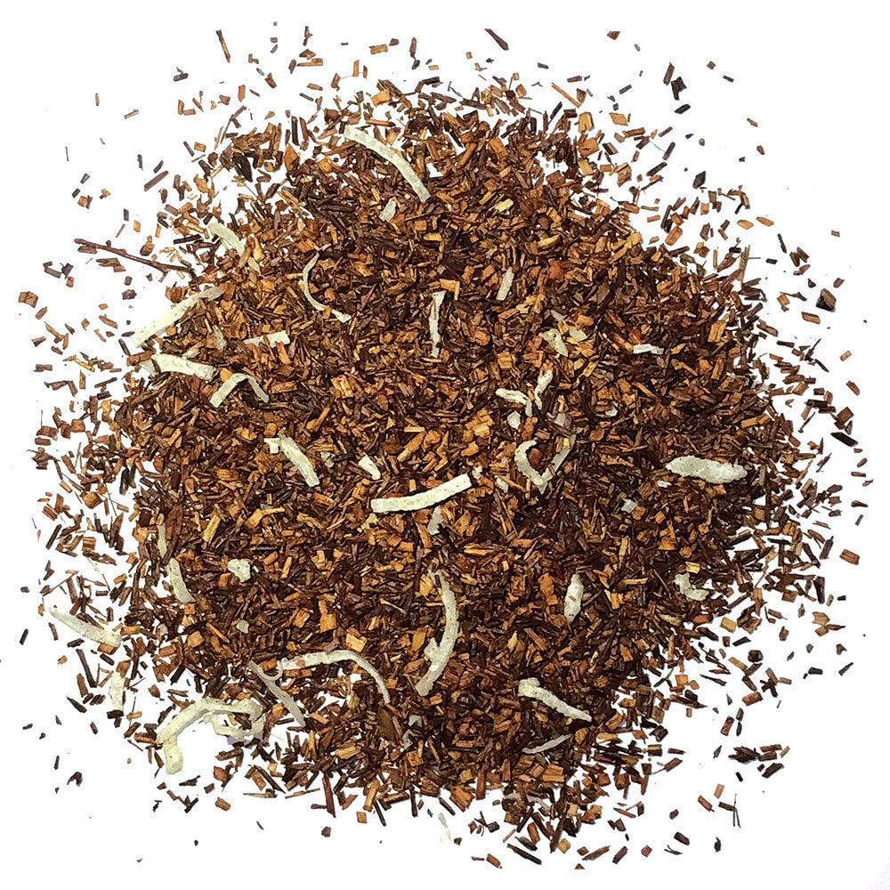 Organic Rooi Coconut - Organic Rooibos with Natural Coconut Flavoring - Silver Tips Tea's Organic Loose Leaf Tea